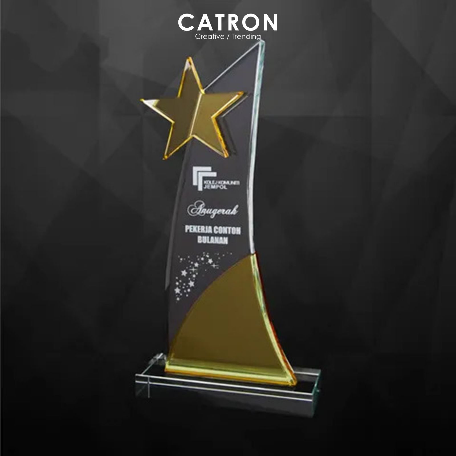 9228 - CRYSTAL PLAQUE