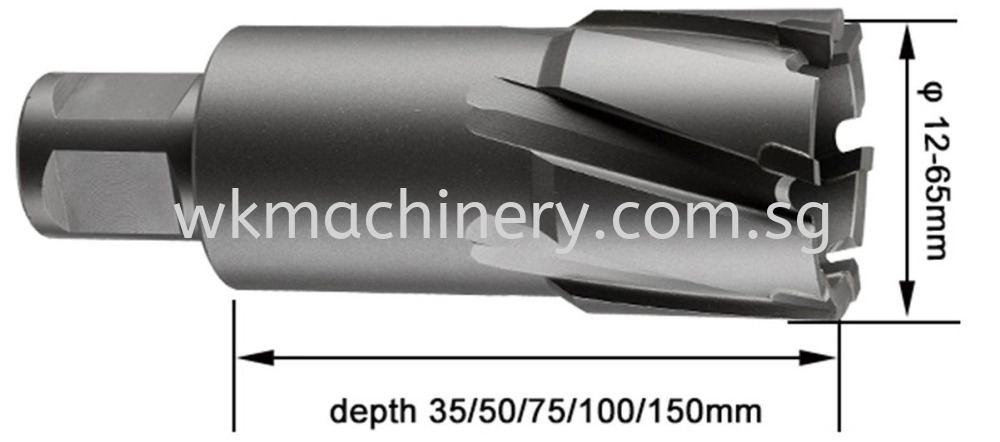 Annular TCT Broach Cutter (Length 35mm / 50mm)
