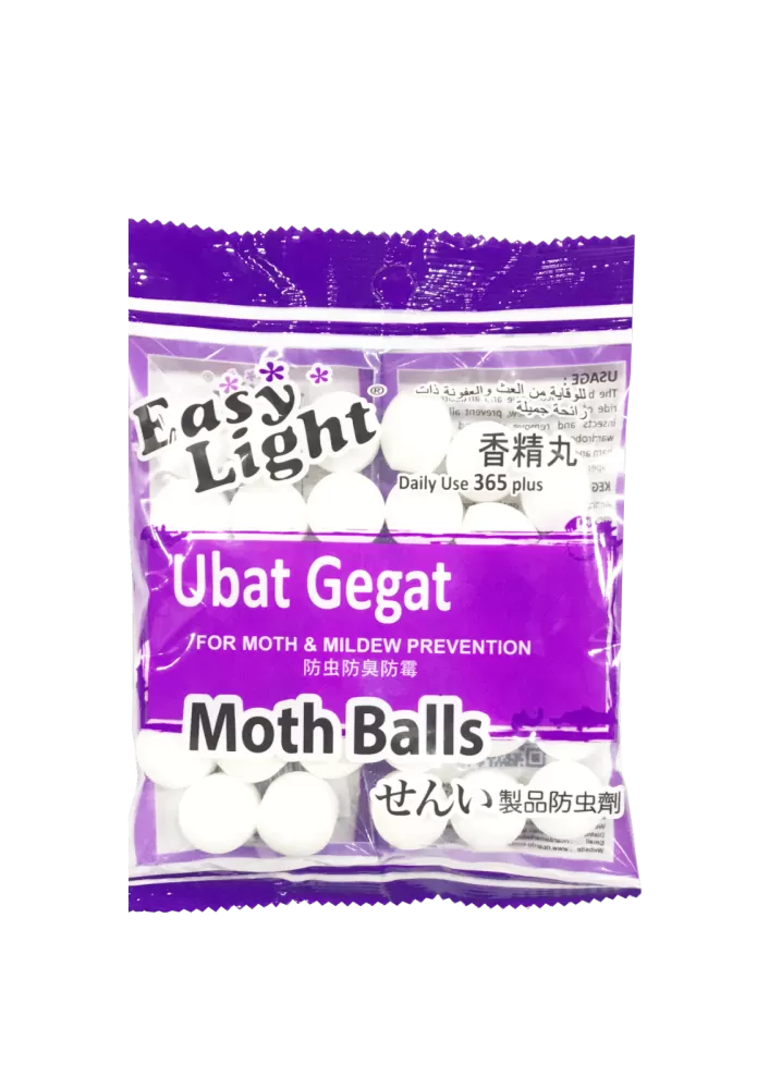 Easylight Moth Balls 130gm - White (Mothballs / Ubat Gegat)