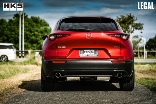 HKS LEGAL MAZDA CX-30 DM DUAL CARBON TAIL