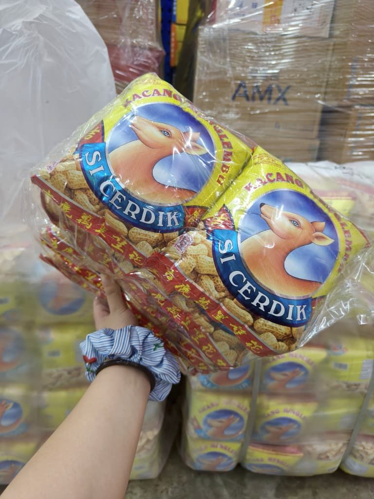 吉鹿花生KACANG SI CERDIK 60GM[10PKT/BAG][10BAG/CTN]