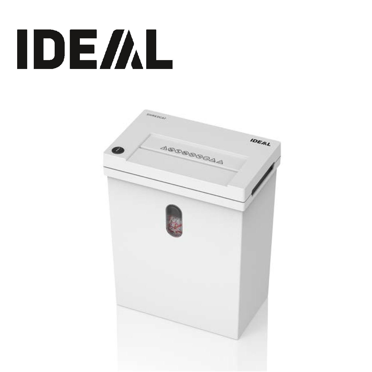 IDEAL Shredcat 8100 CC Paper Shredder (Shred Capacity: 10-12 Sheets, Cross Cut: 5x30mm, Bin Capacity: 20 Liters)