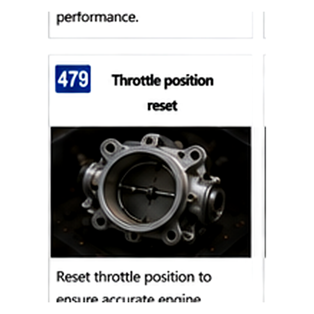 Throttle Position Reset