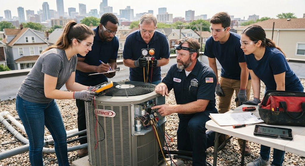 HVAC repair and troubleshooting training