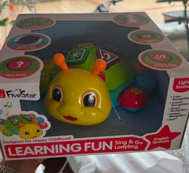 🐞 Learning Fun Sing & Go Ladybug – Interactive Educational Musical Toy for Kids