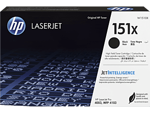 HP 151X Black LaserJet Toner Cartridge W1510X
