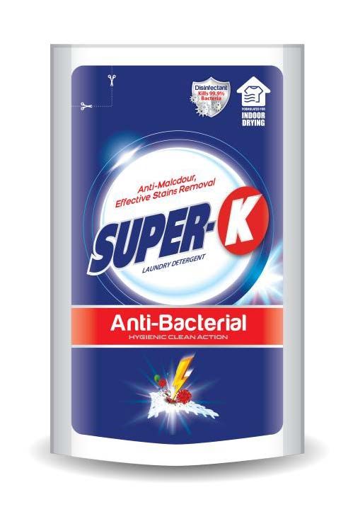SUPER-K LAUNDRY LIQUID DETERGENT ANTI-BACTERIAL 500GM