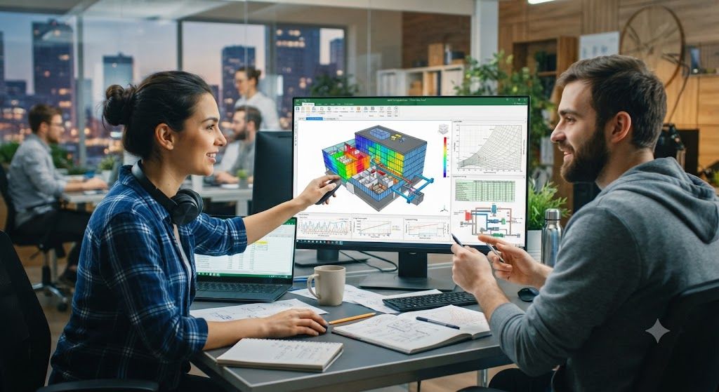 building cooling load simulation software HVAC