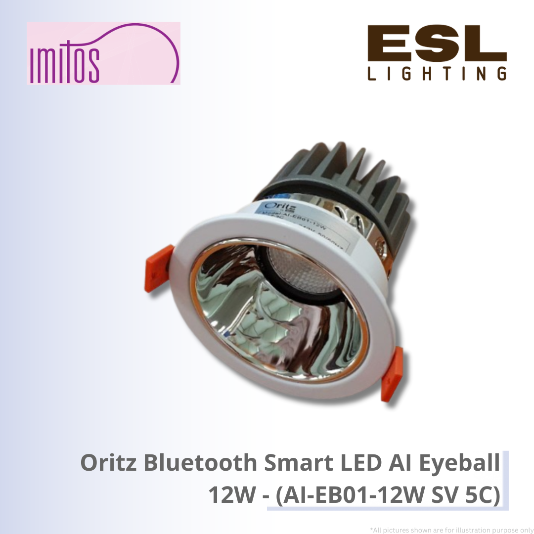 IMITOS Oritz Bluetooth Smart LED AI Eyeball 12W - AI-EB01-12W SV 5C