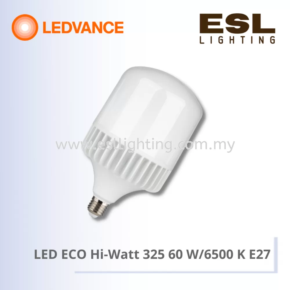 LEDVANCE LED ECO Hi-Watt E27 60W - 6500K 4058075683273