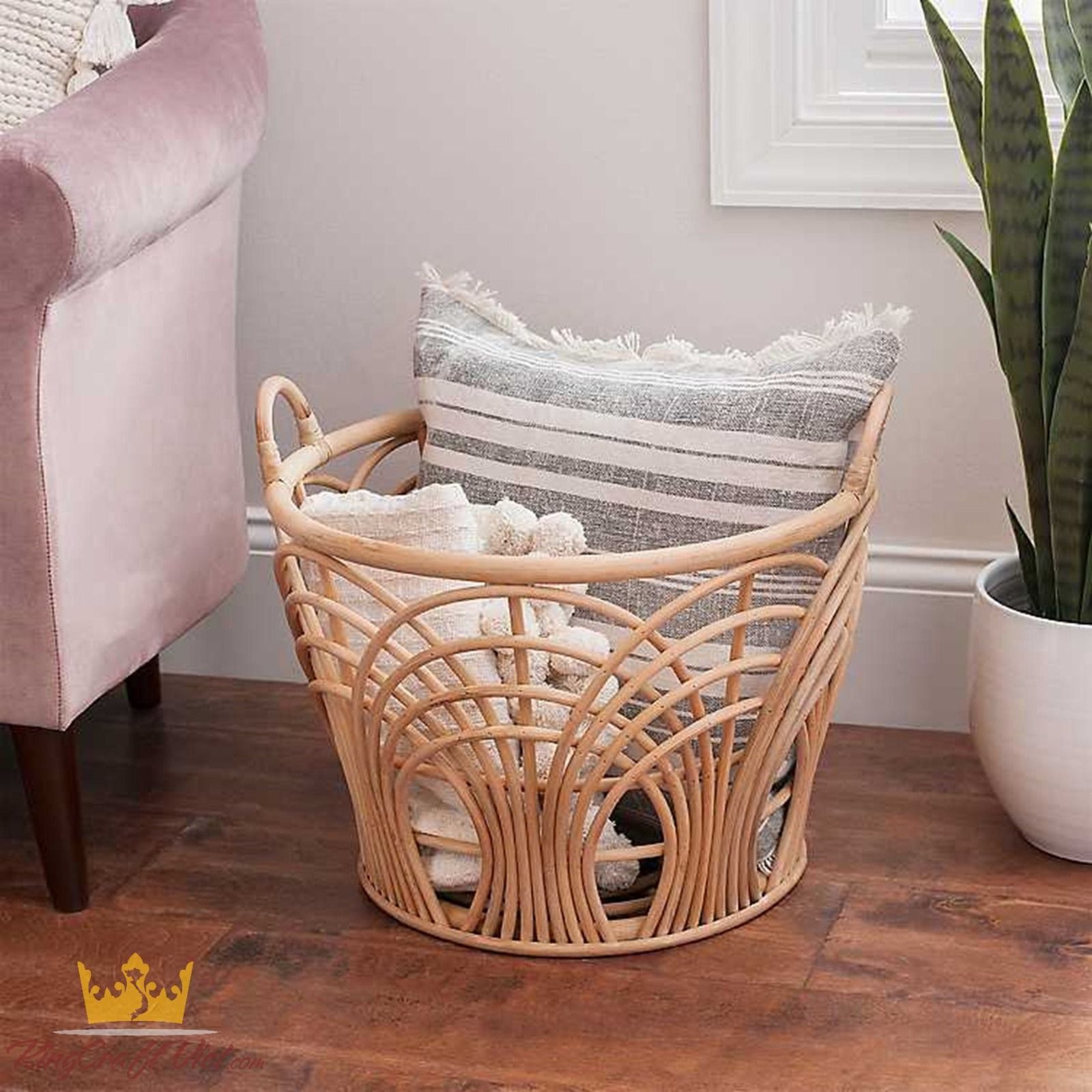 LAU 034 - CUSTOM MADE LAUNDRY BASKET