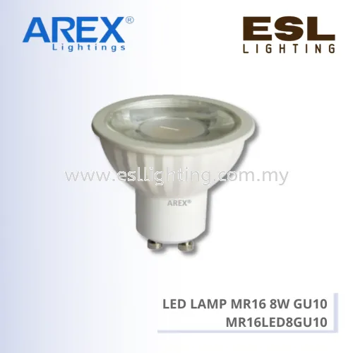 AREX LED MR 16 8W GU10 240V BULB - MR16LED8GU10