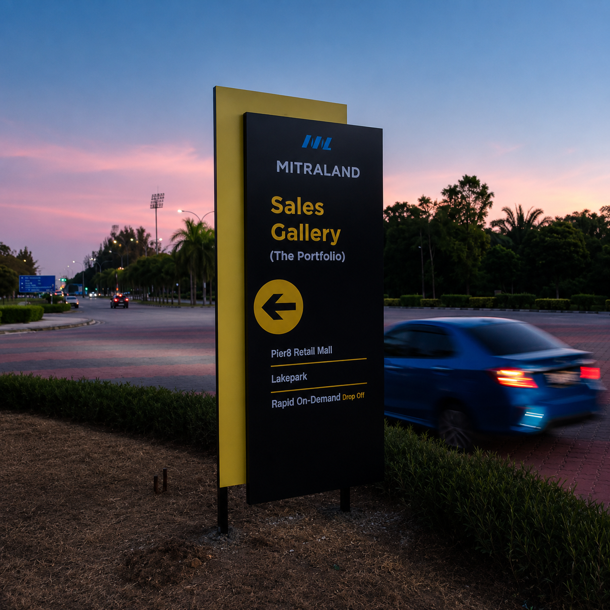 Directional Signage | Sales Gallery Sign Malaysia