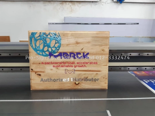 3D WOOD SIGN/ PLAQUE (MERCK, 2021, SUBANG)