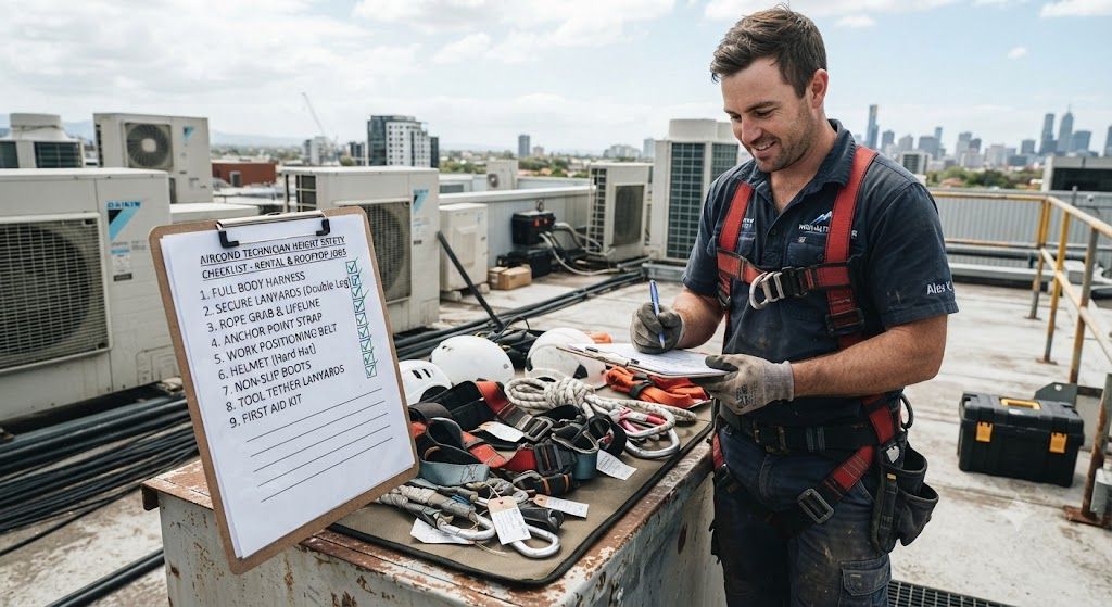 aircond technician height safety equipment list