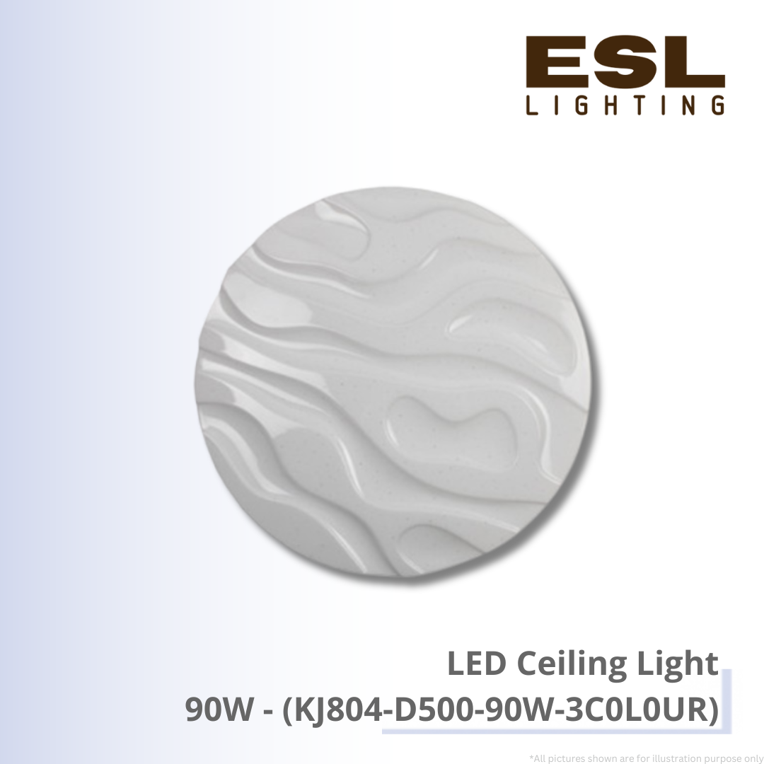 LED Ceiling Light 90W - KJ804-D500-90W-3C0L0UR