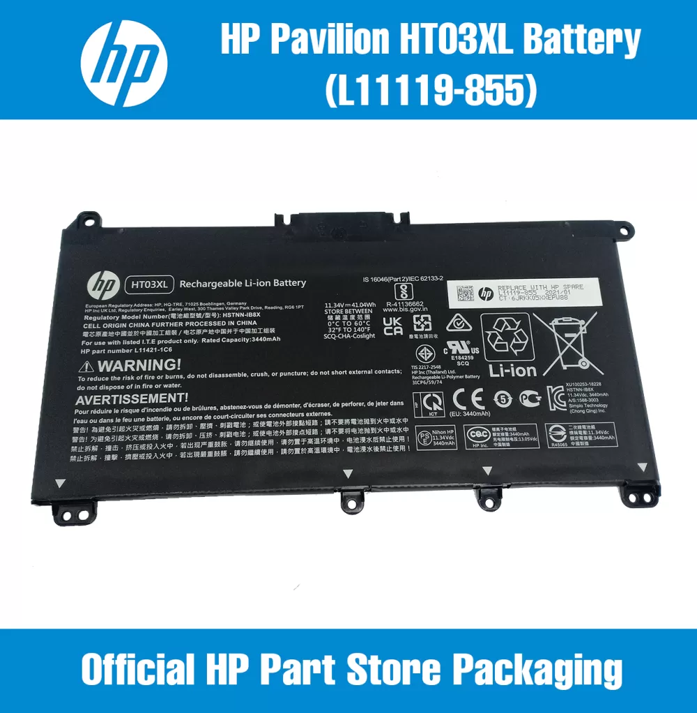 L11119-855 (HT03XL) HP Battery for HP Pavilion 14 15 X360
