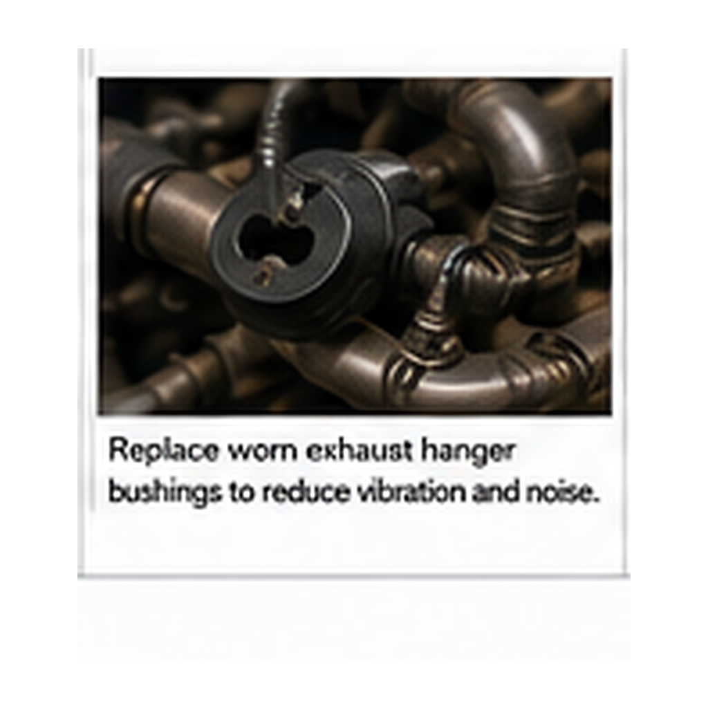 Exhaust Rubber Hanger Bushings Replacement