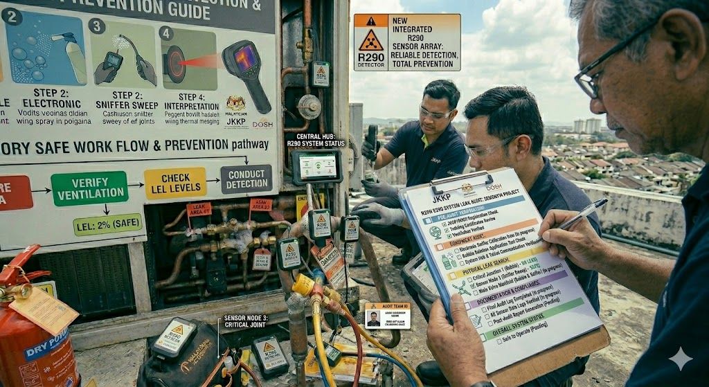 R290 leak detection audit checklist