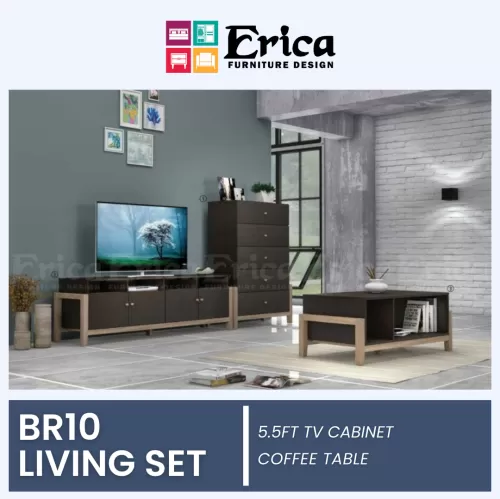 BR10 TV CABINET & COFFEE TABLE