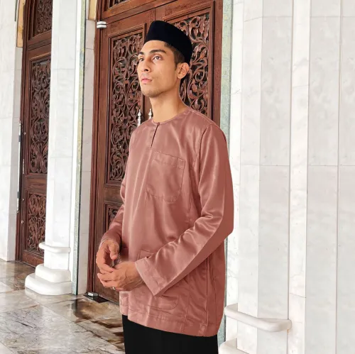 Baju Melayu Teluk Belanga Baju Sahaja (TB) Rose Gold