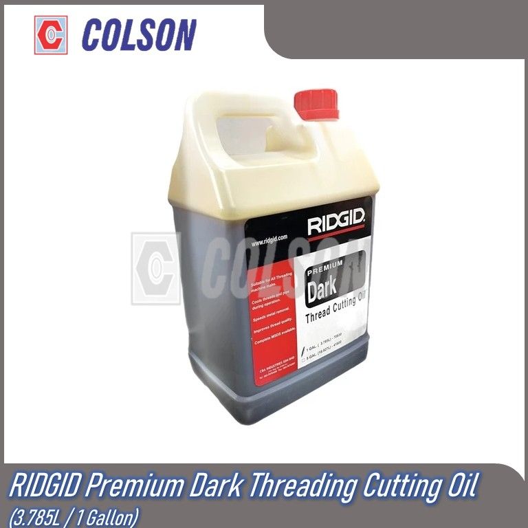 RIDGID Premium Dark Threading Cutting Oil (3.785L / 1 Gallon) 70830