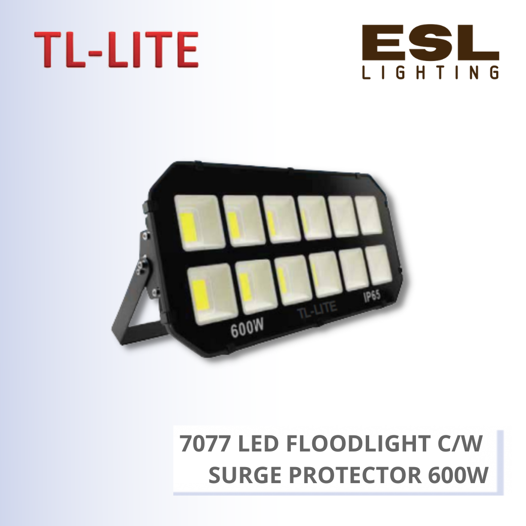 [DISCONTINUE] TL-LITE FLOODLIGHT - 7077 LED FLOODLIGHT C/W SURGE PROTECTOR - 600W
