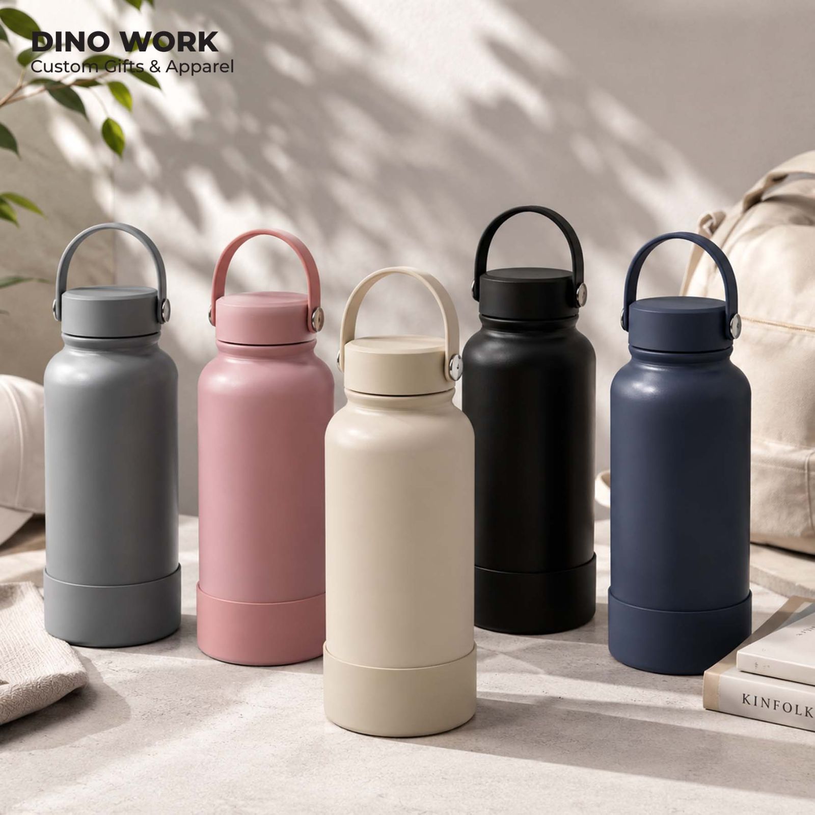 Premium Vacuum Flask with Carry Handle 0158