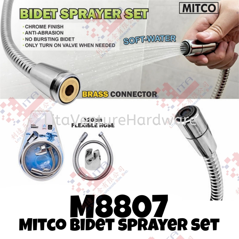 MITCO BRAND BIDET SPRAYER SET - M8807