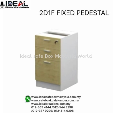 Office Storage Cabinet 2D 1F Fixed Pedestal SHP- 3