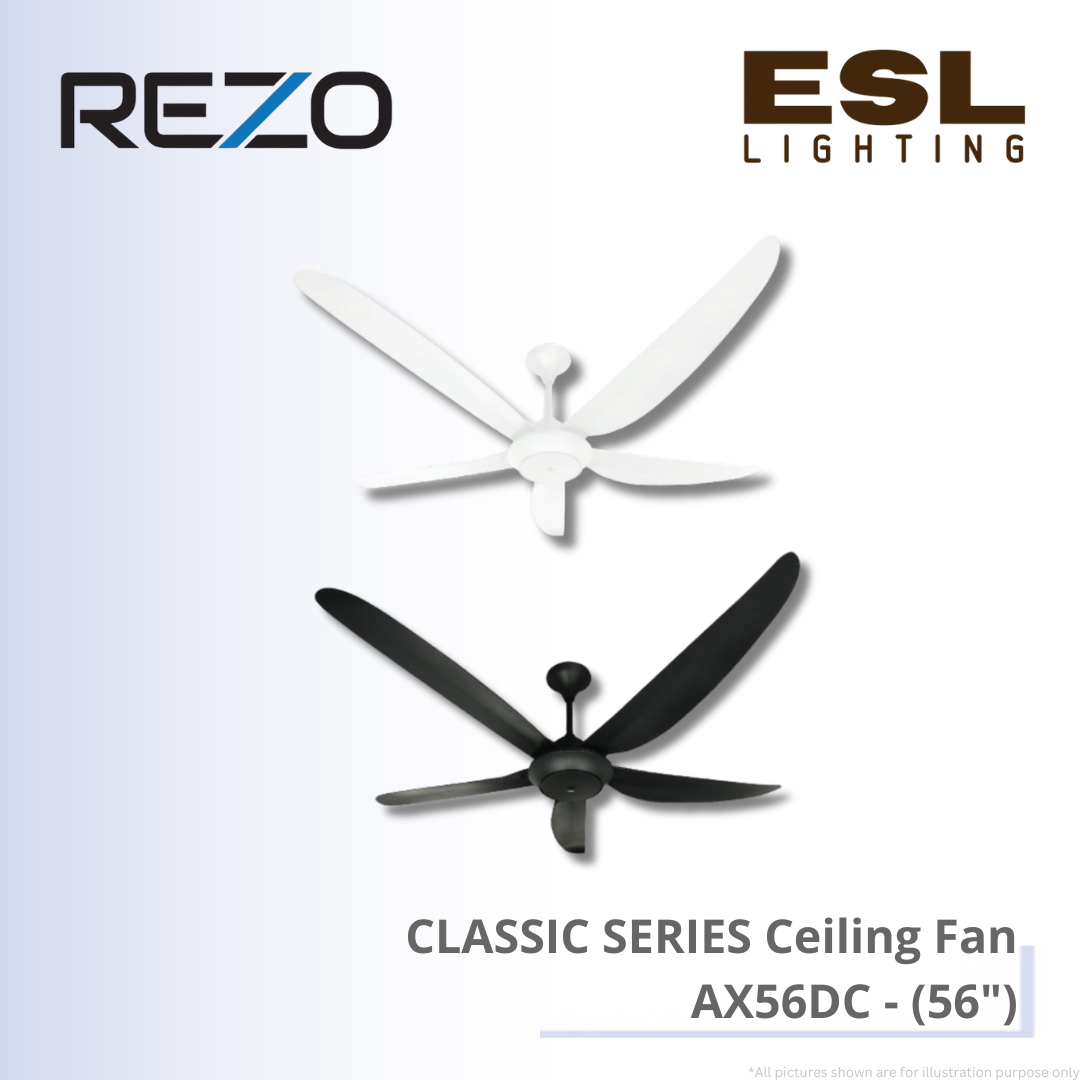 REZO CLASSIC SERIES Ceiling Fan AX56DC - 56"