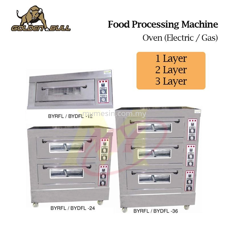 Golden Bull Oven (Gas / Infrared Electric) - Food Processing Machine (20C - 200C)