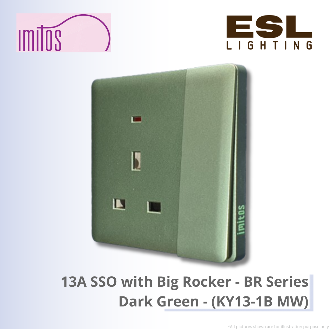 IMITOS 13A SSO with Big Rocker (BR Series) Dark Green - KY13-1B MW
