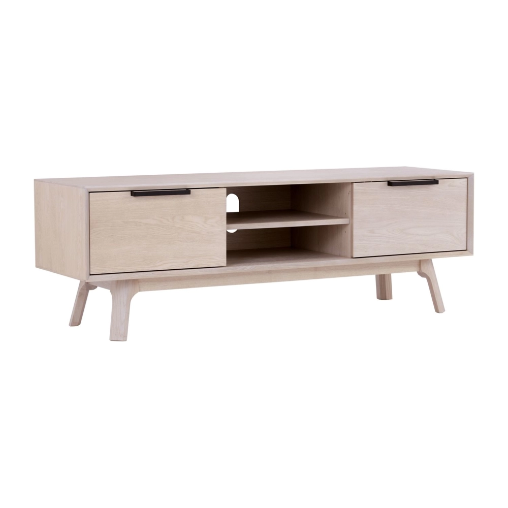 Neath TV Console - White Wash (150cm L) 