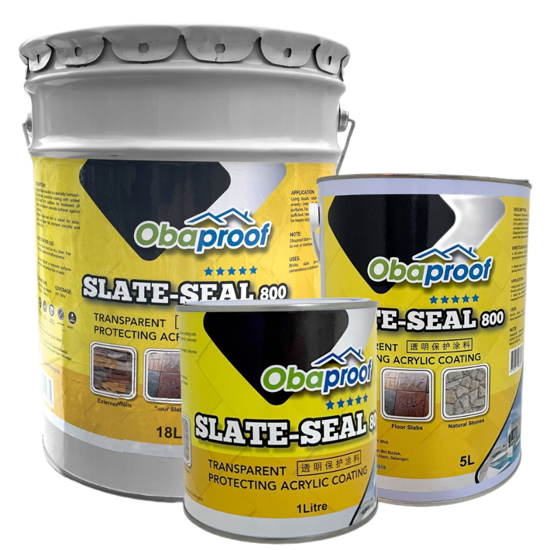 Obaproof Slate Seal 800 | Transparent Protecting Acrylic Coating