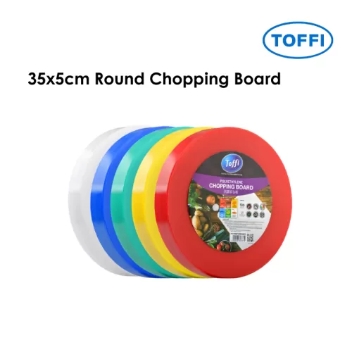 TOFFI 35X5cm Round Chopping Board