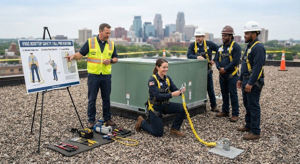 HVAC safety training fall prevention course