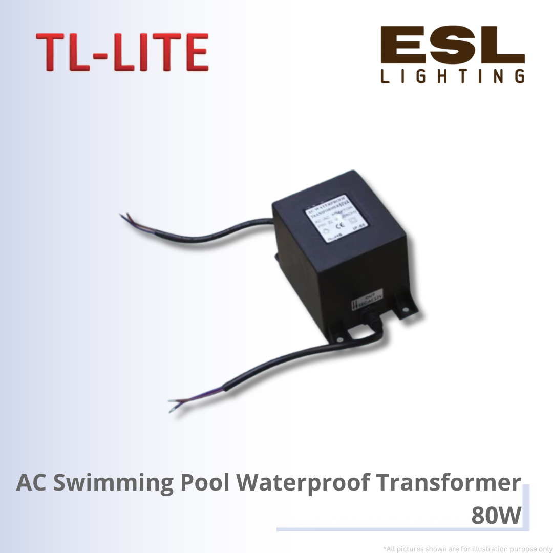 TL-LITE AC Swimming Pool Waterproof Transformer - 80W IP68