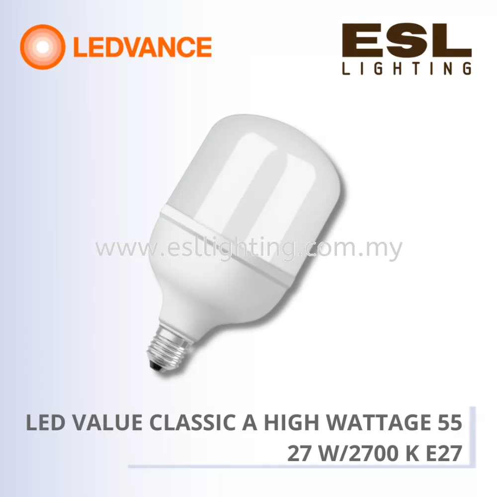 LEDVANCE LED VALUE CLASSIC A HIGH WATTAGE E27 27W - 2700K 4058075440944