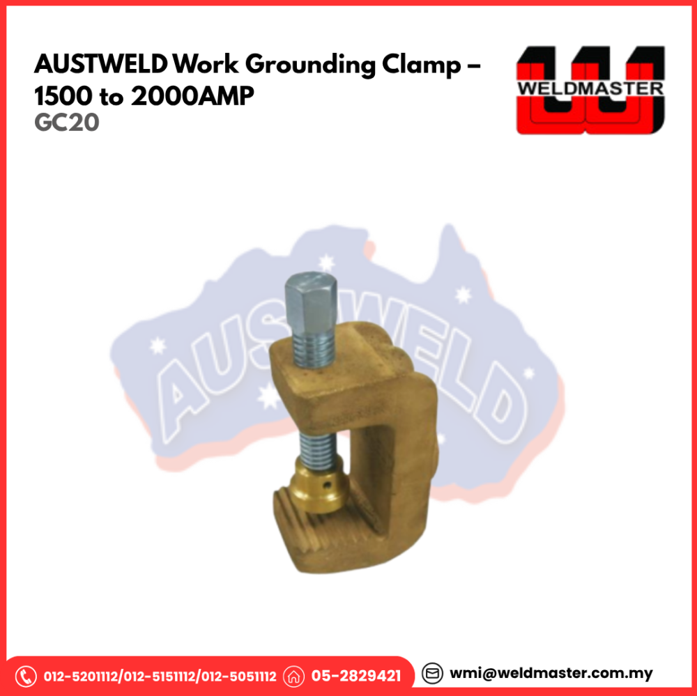 AUSTWELD Work Grounding Clamp – 1500 to 2000AMP (GC20)