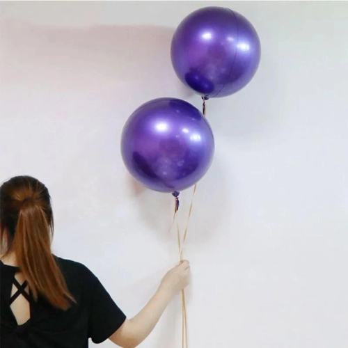 22inch Seamless Festive Chrome Bubble Balloon *Purple 1pack (B-22CBB-PP)