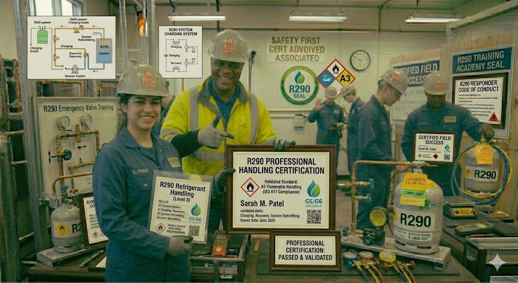 R290 professional handling certification