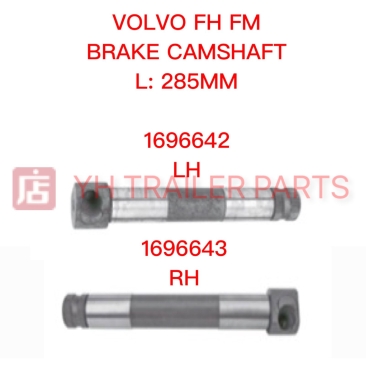 BRAKE CAMSHAFT 285MM LEFT & RIGHT VOLVO 1696642 , 1696643