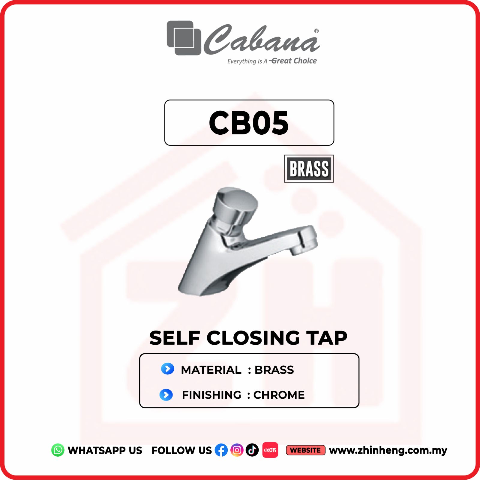 CABANA Self Closing Tap CB05