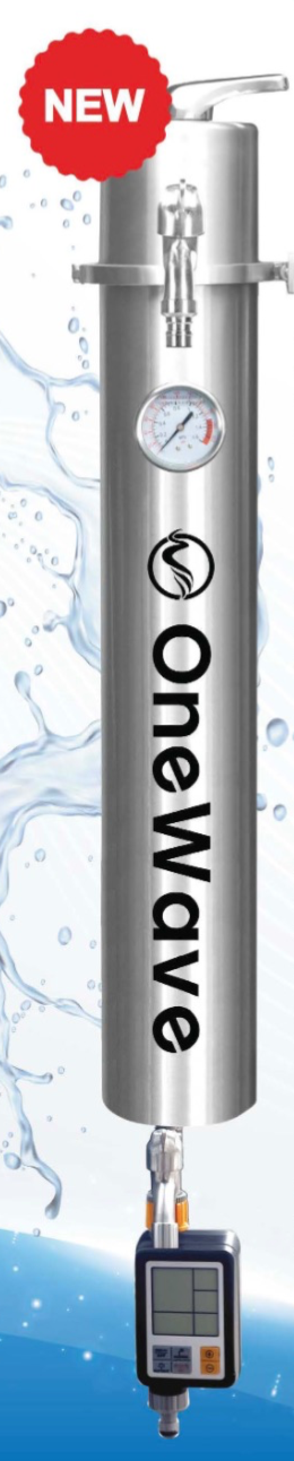 Onewave OWM4000 Double Backwash PVDF Membrane Water Filter – 4000L/hr Ultrafiltration System with 0.01 Micron PVDF Membrane & Hidden Pipe Design