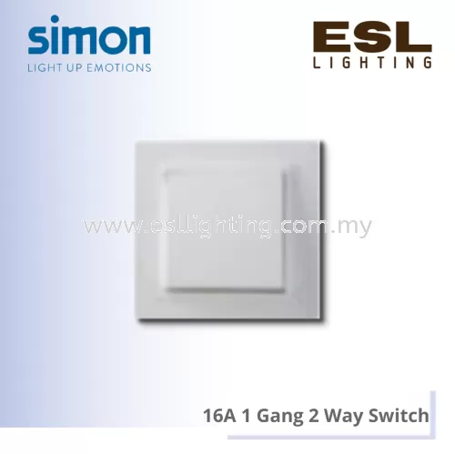 SIMON V5 SERIES 16A 1 Gang 2 Way Switch - V59012