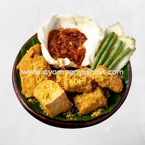 Tauhu Tempe Penyet With Sambal 