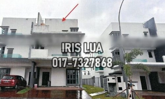 Taman Bukit Skudai @Triple Storey Cluster House Bank Lelong/Auction