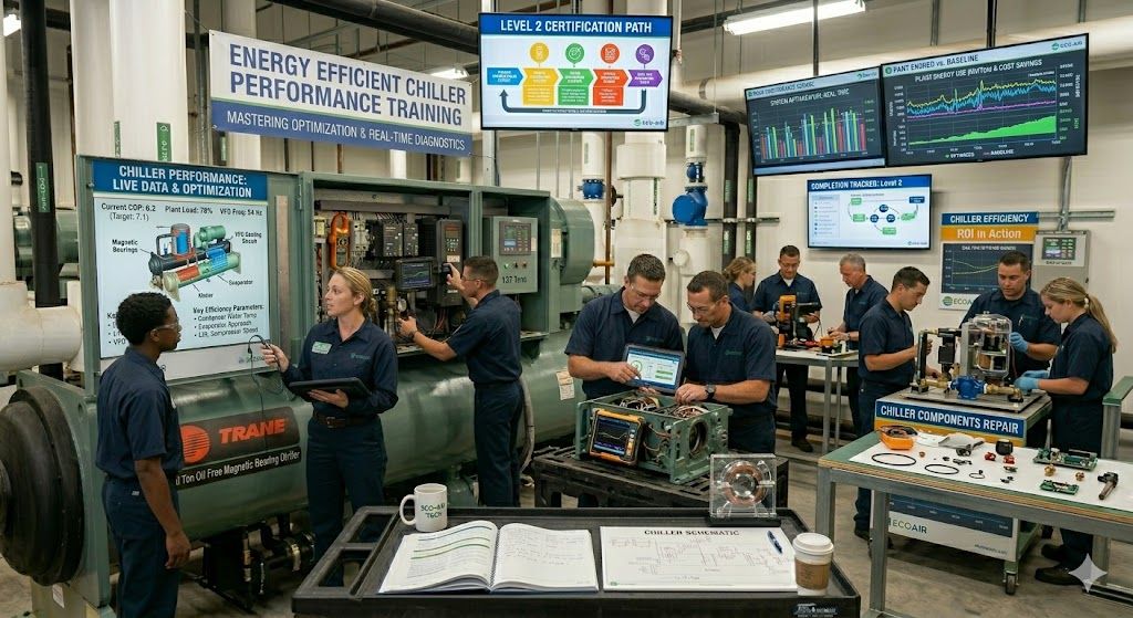 Energy efficient chiller performance training