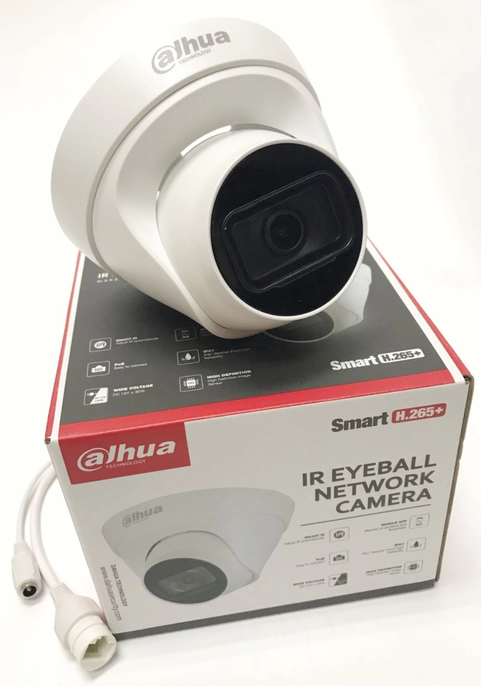 DAHUA IP Network Camera (DH-IPC-HFW1230T1-S5) 2MP Eyeball Indoor IP Camera with PoE